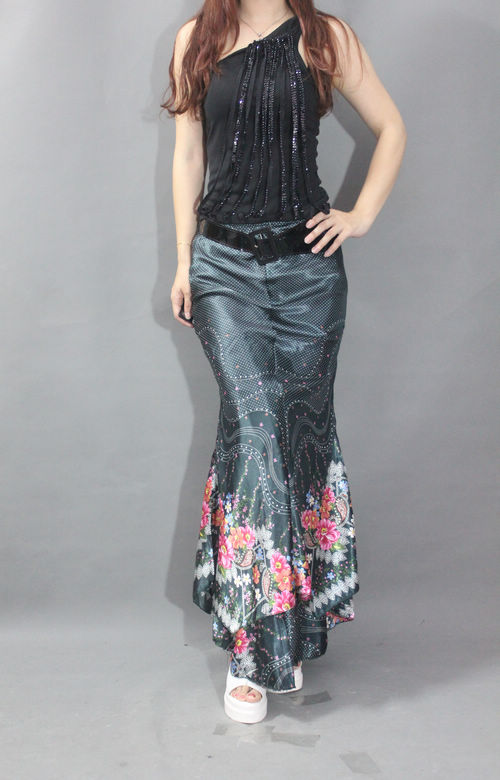 WP3503 Elegant Skirt Green