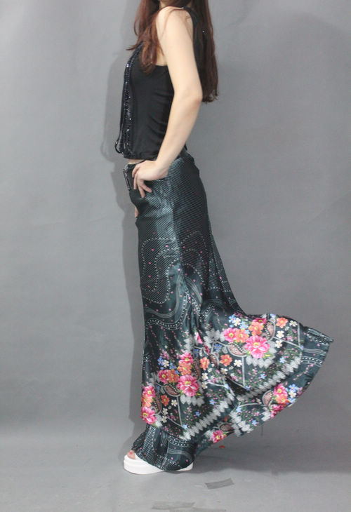 WP3503 Elegant Skirt Green