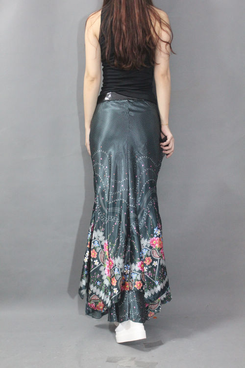 WP3503 Elegant Skirt Green