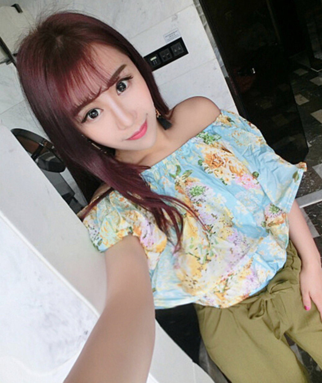 WT6093 Sexy Off Shoulder Top Blue