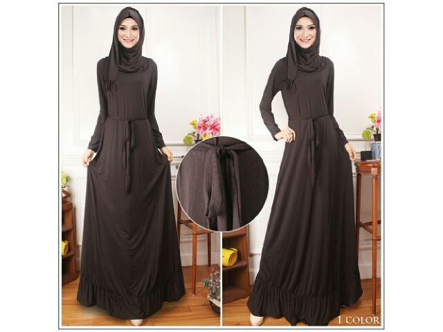 WH1129 Fashion Jubah Black