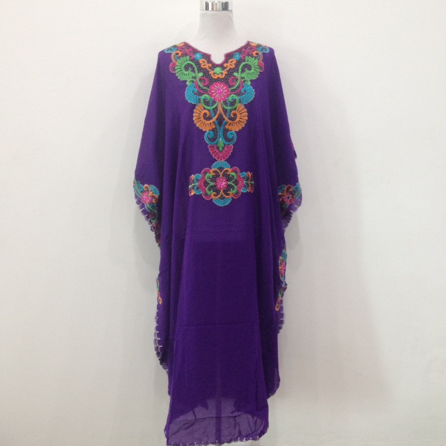 WH1132 Fashion Chiffon Jubah Purple