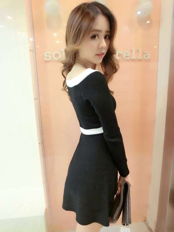 WD6803 Lovely Dress Black