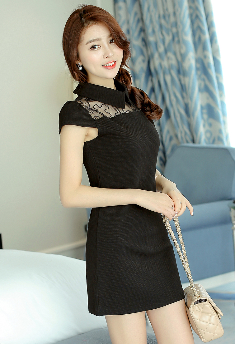 WD3649 Charming Dress Black