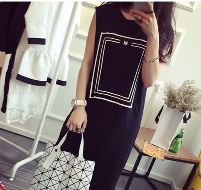 WD6181 Korea Fashion Dress Black