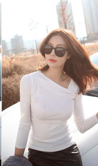 WT6880 Fashion Top White