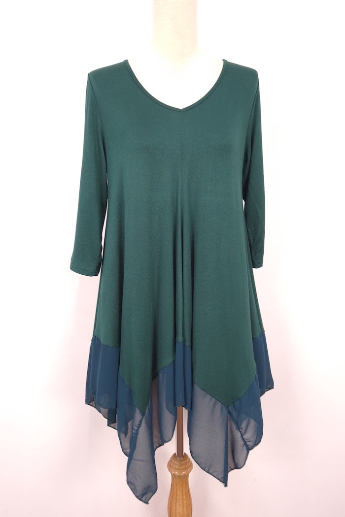 WT7072 Fashion Top Green