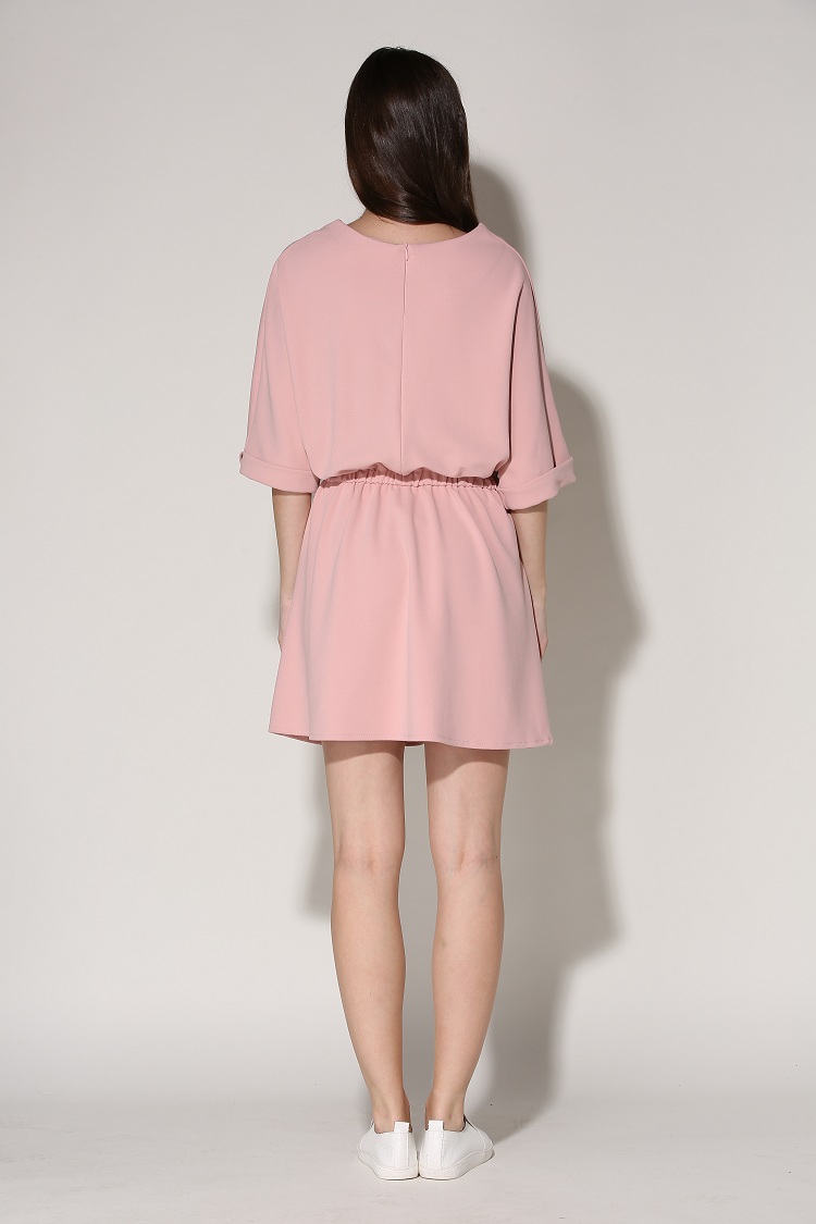 WD7104 Stylish Dress Pink