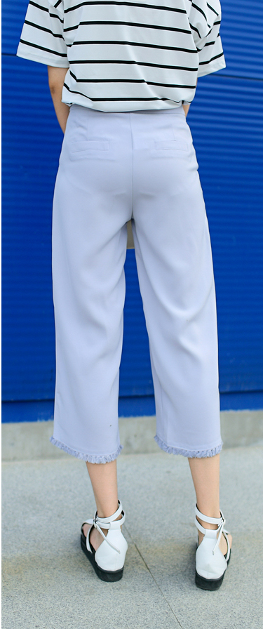WP7165 Korea Stylish Pant Light Purple