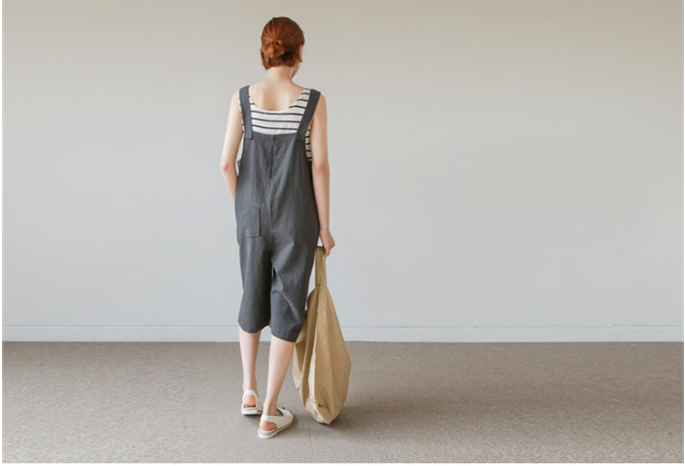 WP7176 Fashion Jumpsuit Grey