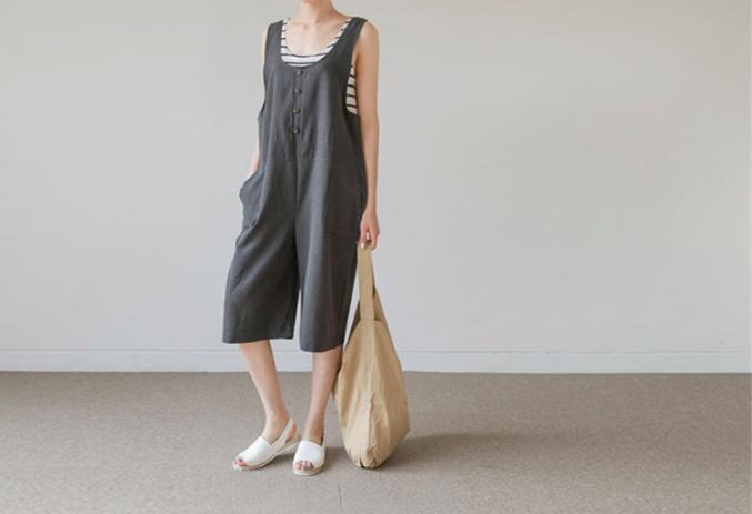 WP7176 Fashion Jumpsuit Grey
