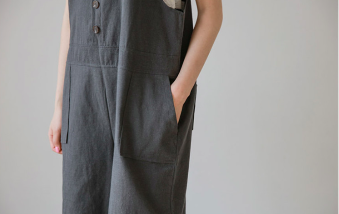 WP7176 Fashion Jumpsuit Grey