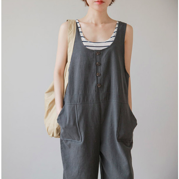 WP7176 Fashion Jumpsuit Grey