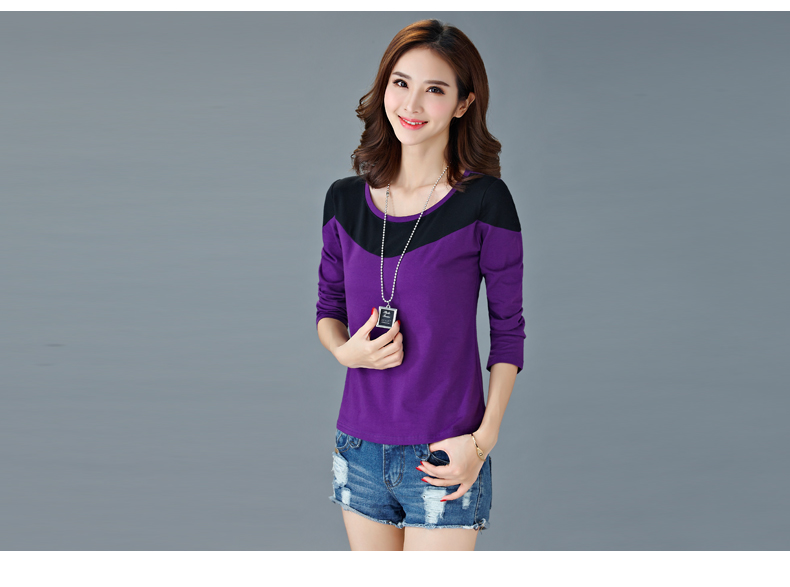 WT7189 Fashion Top Purple