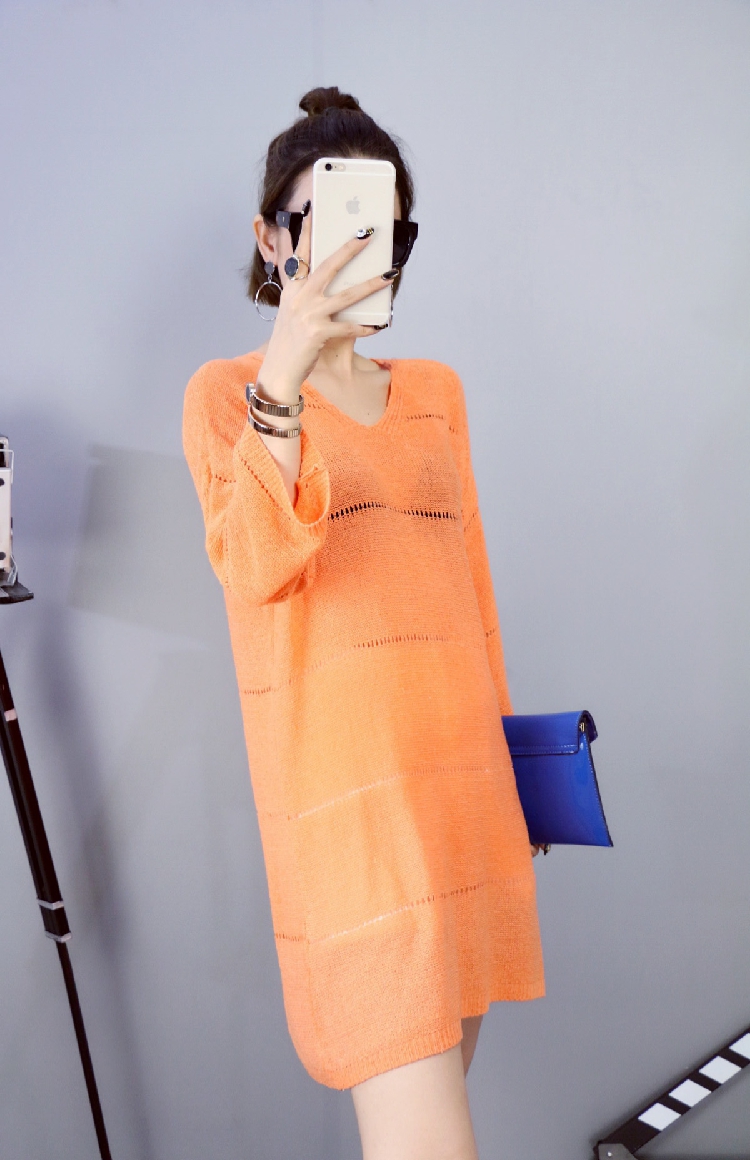 WD7211 Trendy Dress Orange