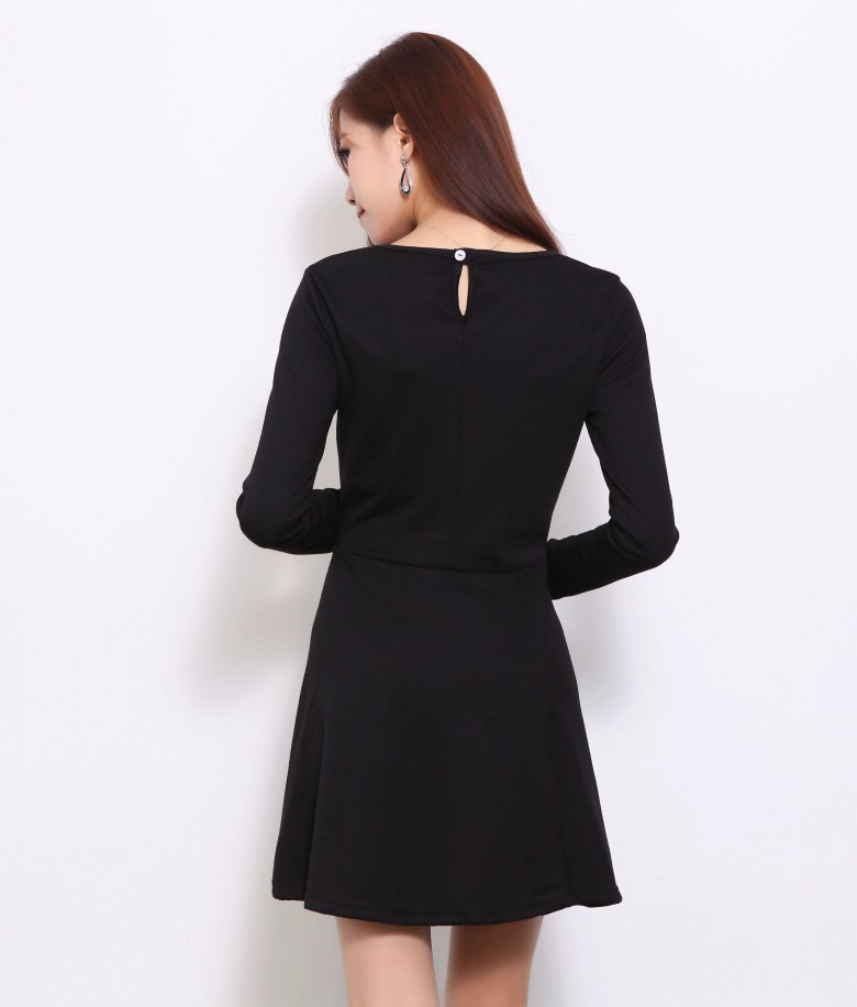 WD7226 Fashion Dress Black