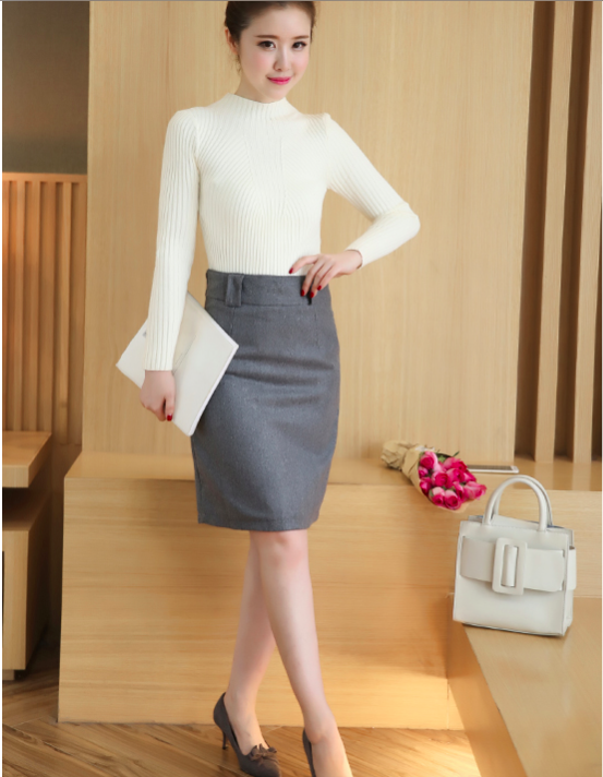 WT7275 Fashion Knit Top Almond