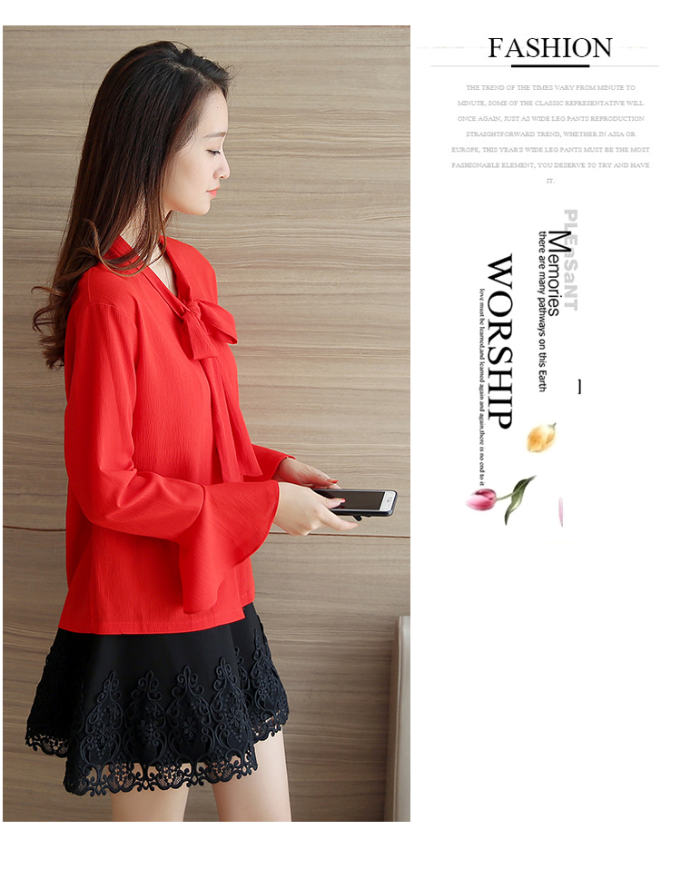 WT7285 Charming Top Red