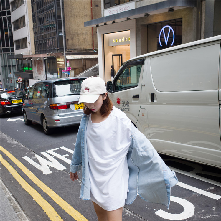 WJ7302 Fashion Denim Jacket Light Blue