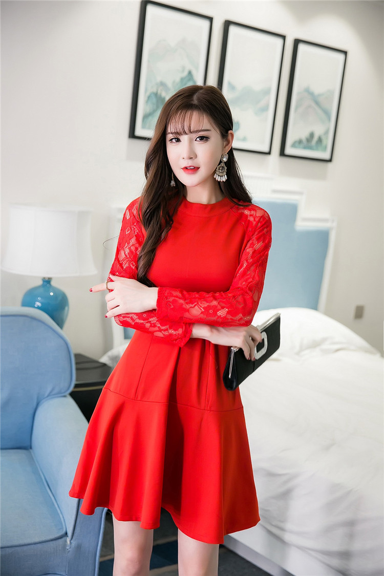 WD7321 Sexy Stylish Dress Red