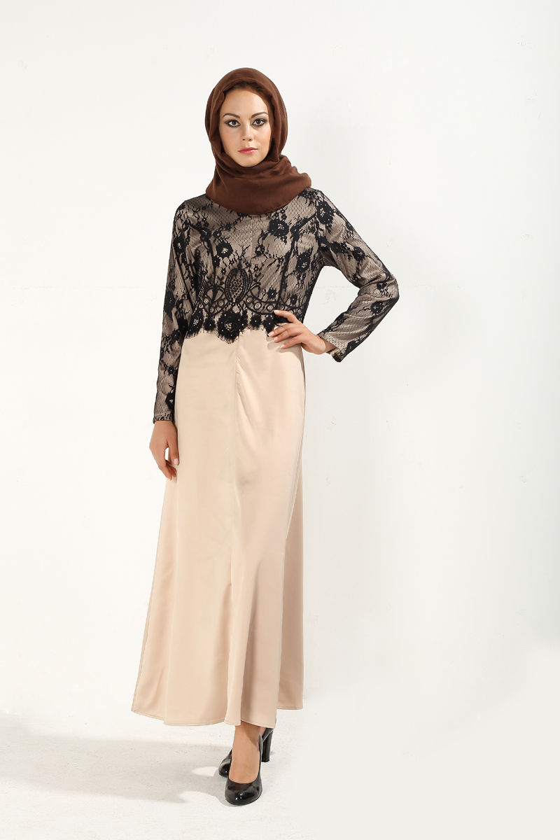 WH7374 Elegant Jubah Khaki