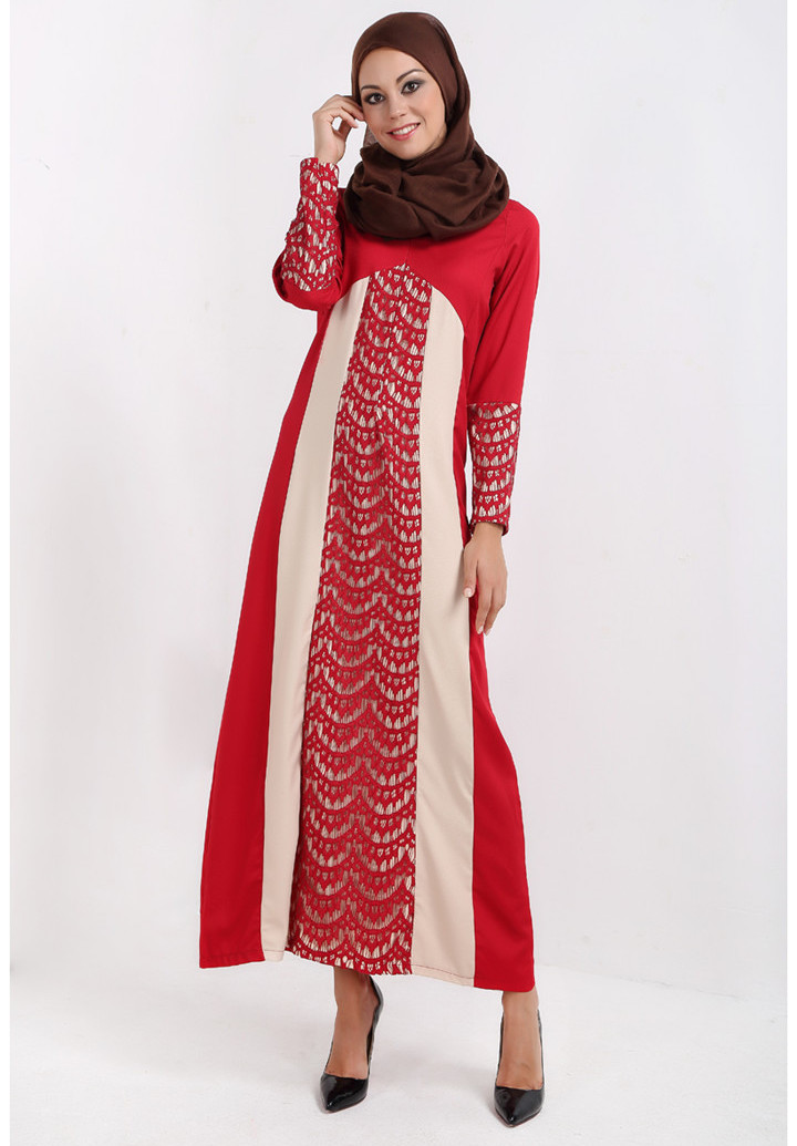 WH7375 Pretty Jubah Red