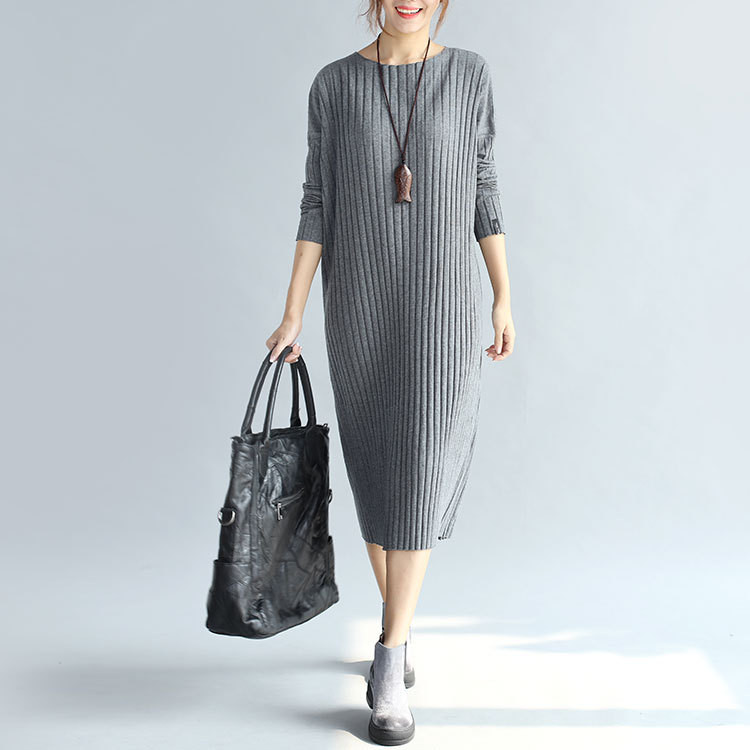 WD7389 Fashion Maxi Dress Grey