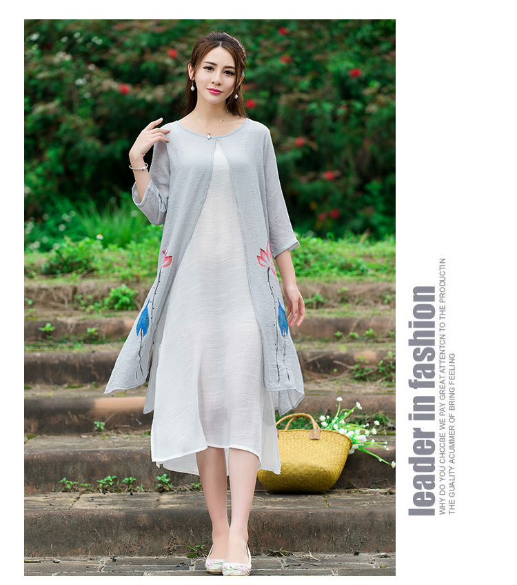 WD7415 Charming Dress Grey