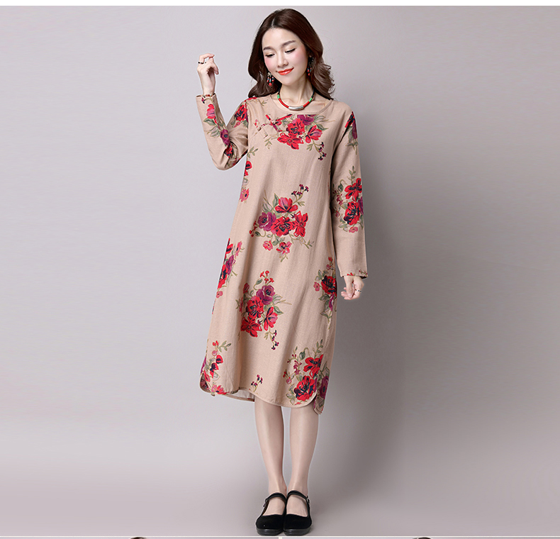 WD7450 Sweet Floral Dress As Picture