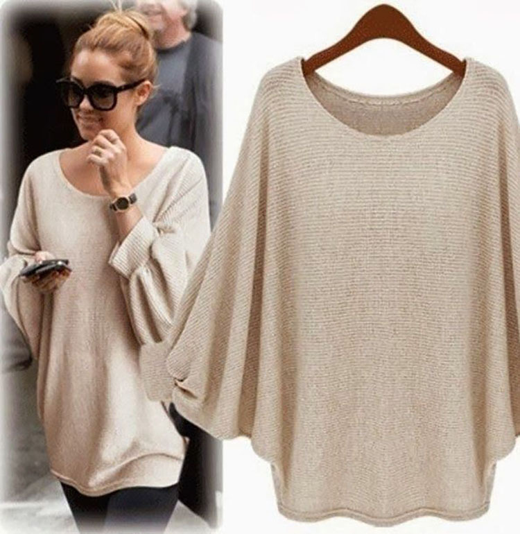 WT7451 Fashion Knit Top Khaki