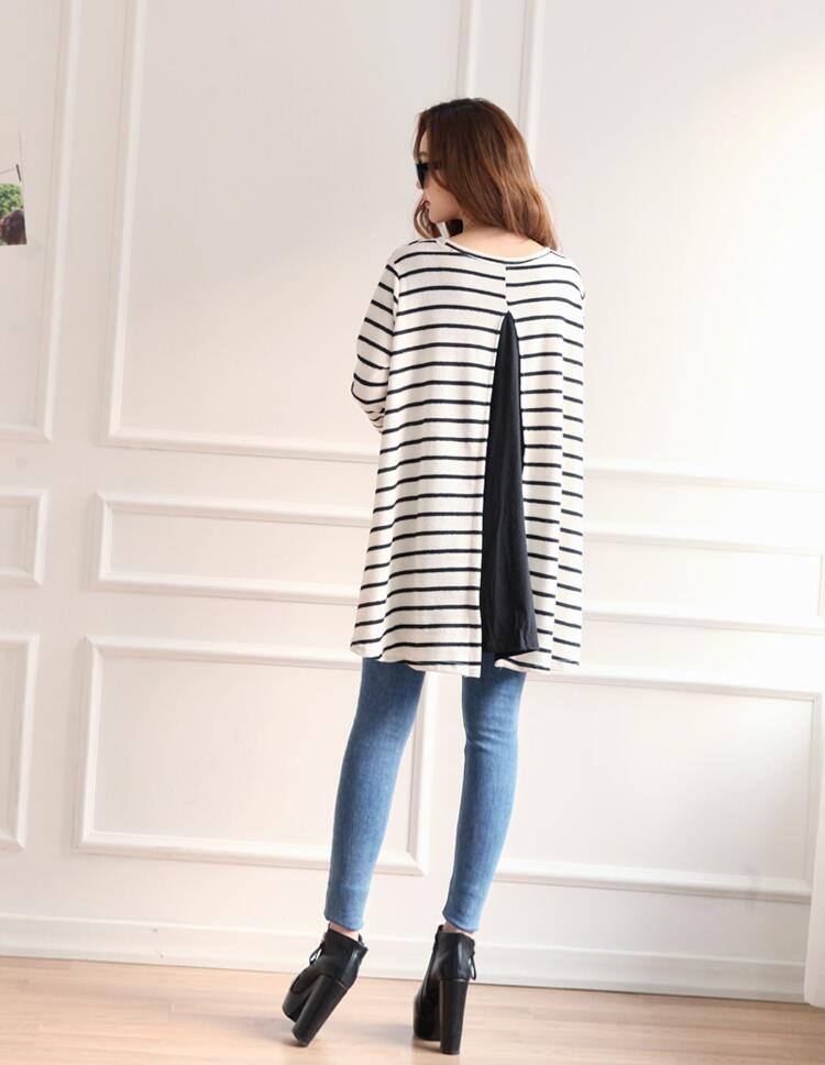 WT7488 Fashion One Piece Top Stripe