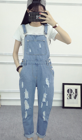 PP1876 Stylish Jumpsuit Blue (Pre Order)