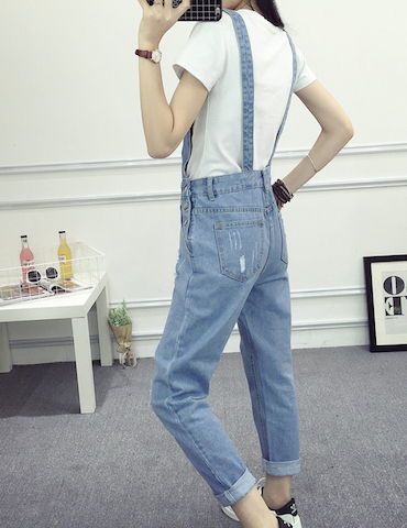 PP1876 Stylish Jumpsuit Blue (Pre Order)
