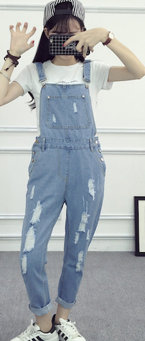 PP1876 Stylish Jumpsuit Blue (Pre Order)