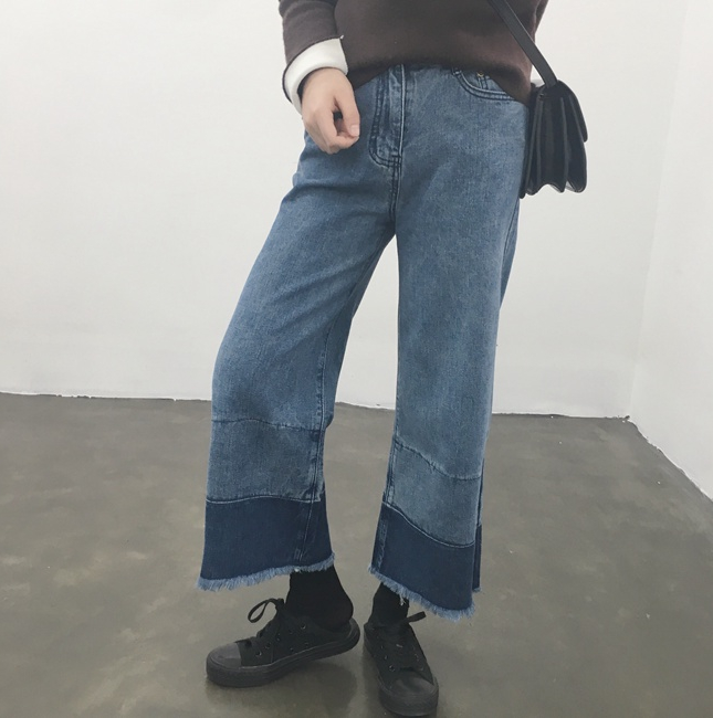 WP7519 Fashion Denim Pant Blue