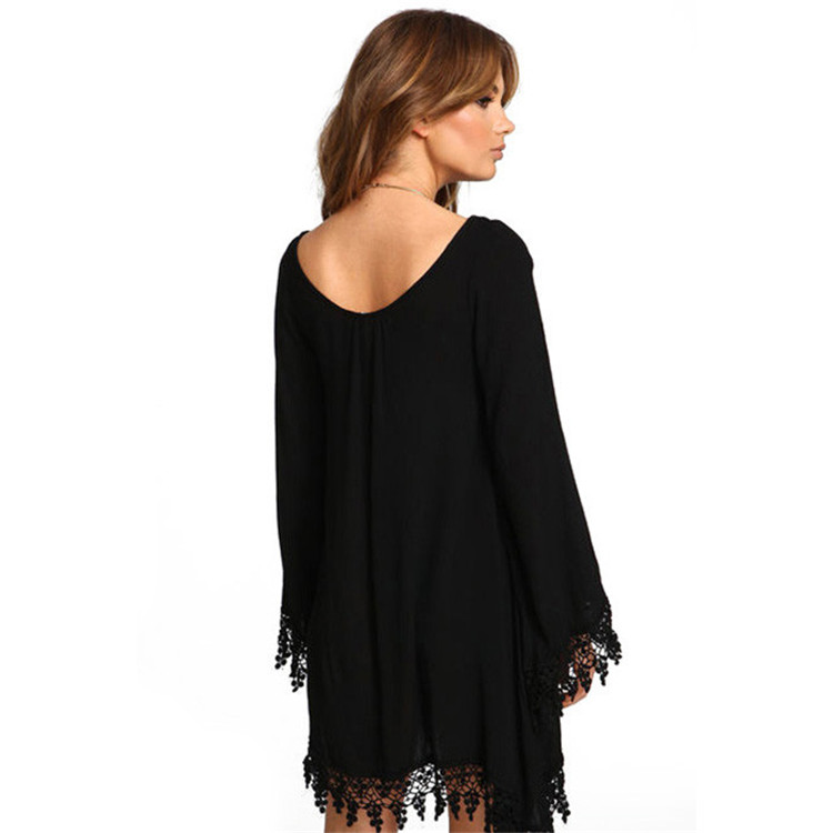 WD7544 Europe Elegant Dress Black