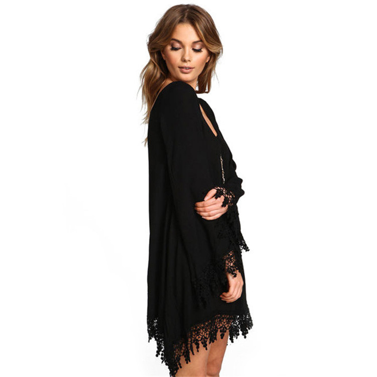 WD7544 Europe Elegant Dress Black