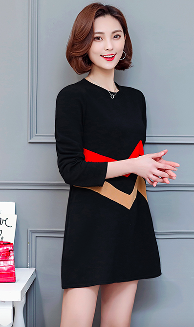 WD7577 Charming Dress Black