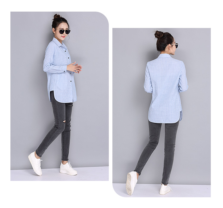 WT3819 Stylish Top Blue
