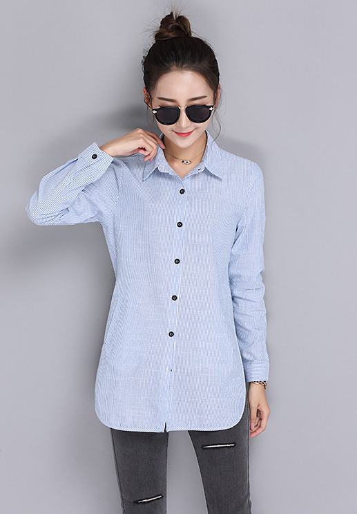 WT3819 Stylish Top Blue
