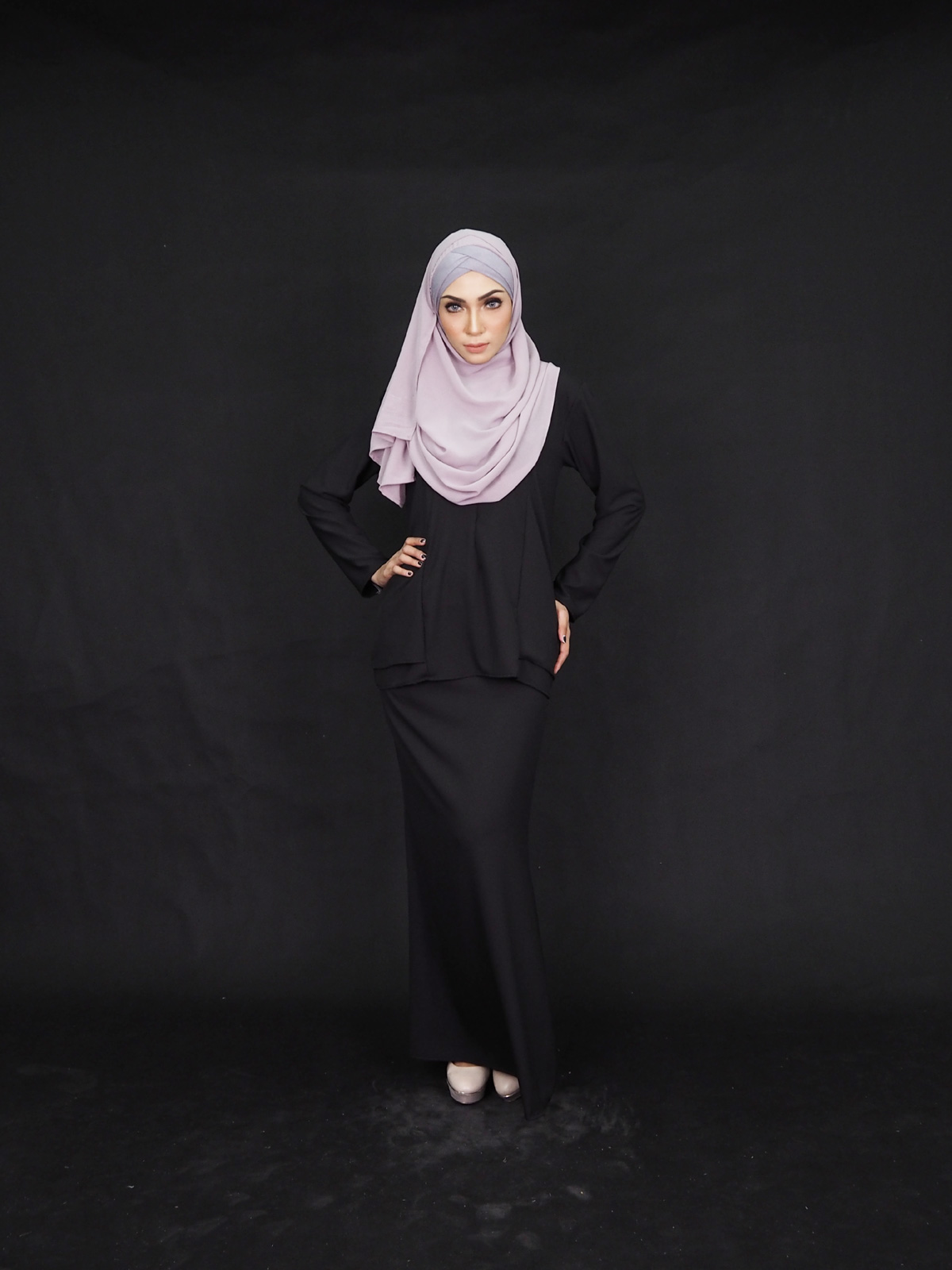 SW4000 Fashion Baju Kurung Black