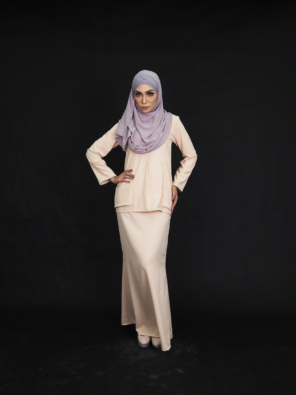 SW4000 Fashion Baju Kurung Cream