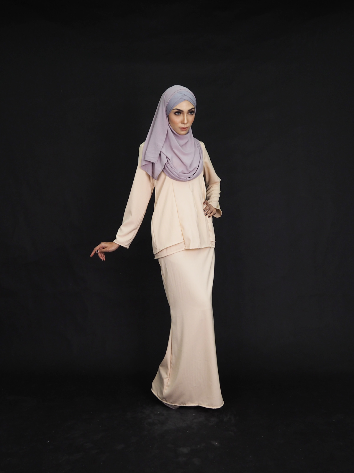 SW4000 Fashion Baju Kurung Cream