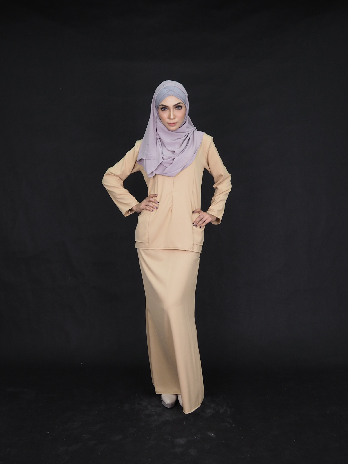 SW4000 Fashion Baju Kurung Dark Brown