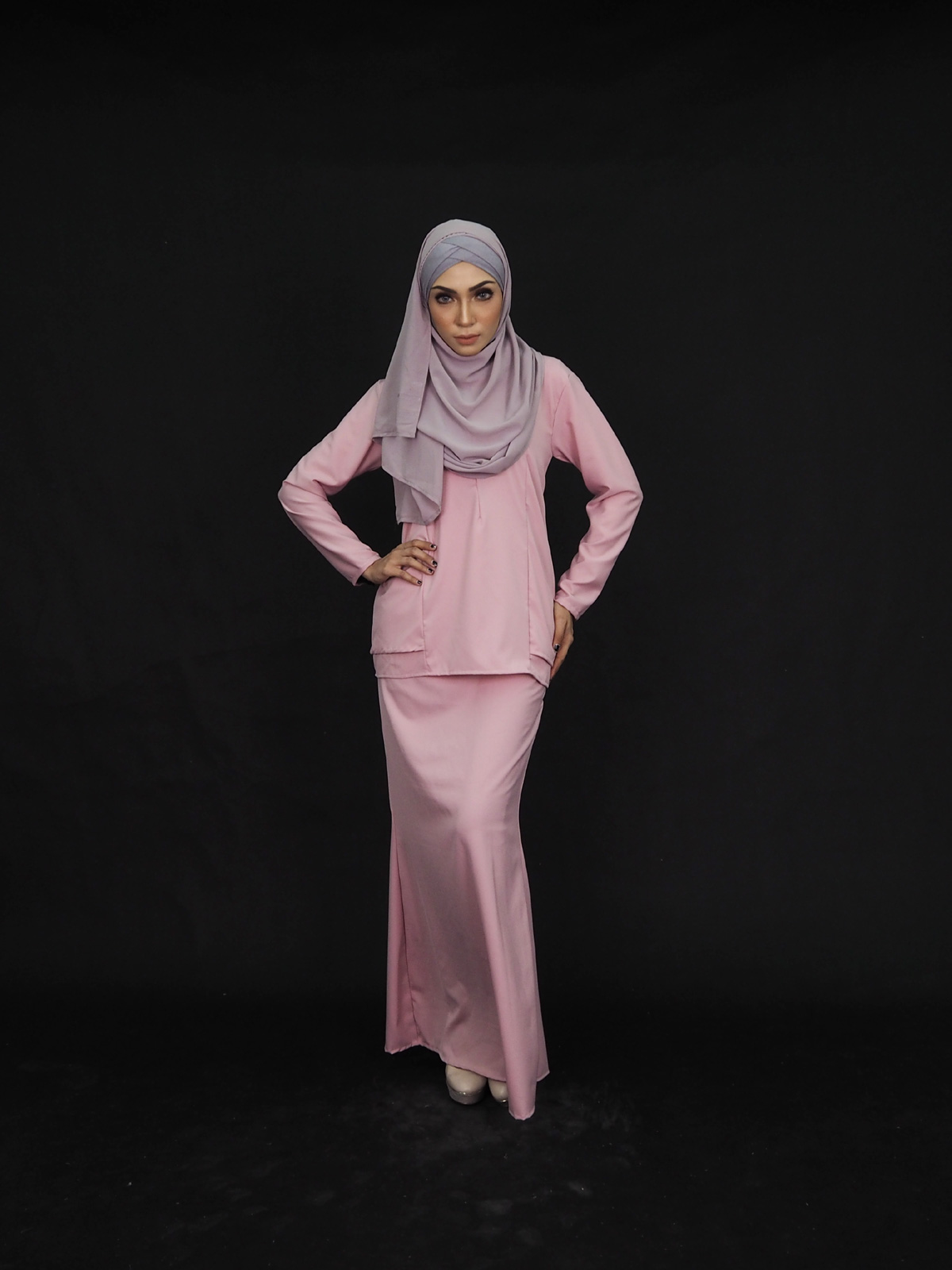 SW4000 Fashion Baju Kurung Pink