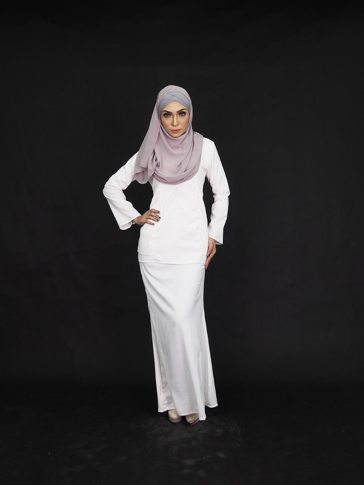 SW4000 Fashion Baju Kurung White