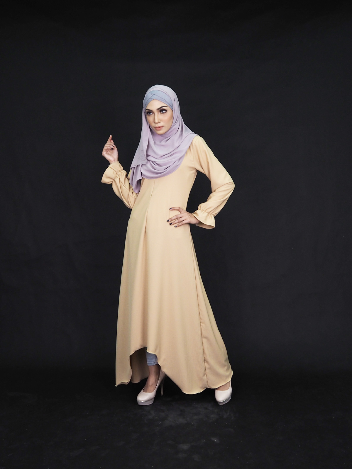 SW4001 Pretty Jubah Dark Brown