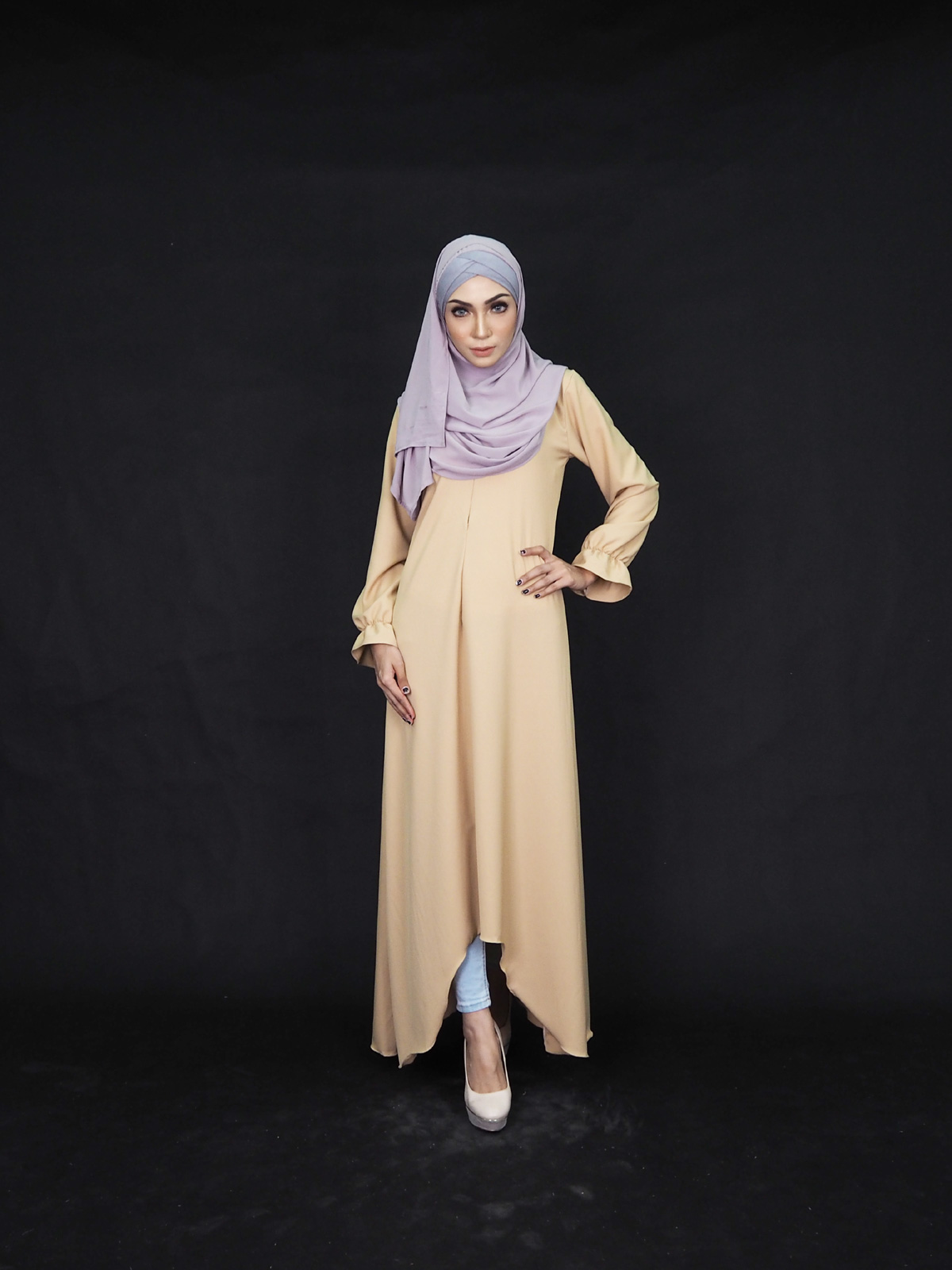 SW4001 Pretty Jubah Dark Brown
