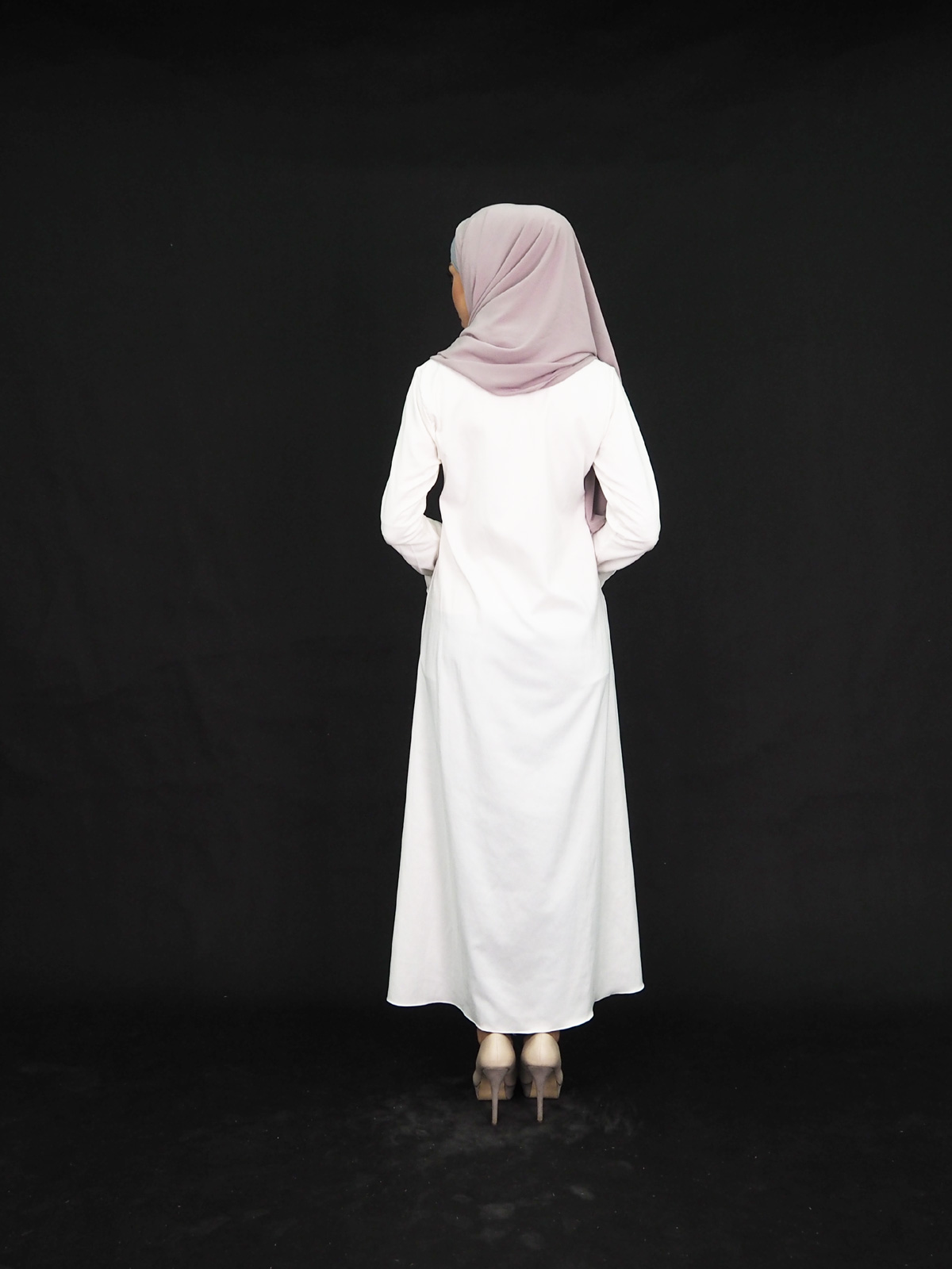 SW4001 Pretty Jubah White