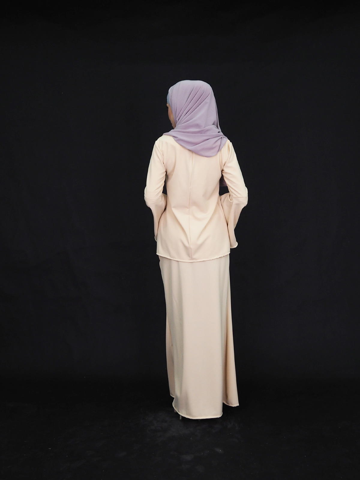 SW4002 Pretty Baju Kurung Almond